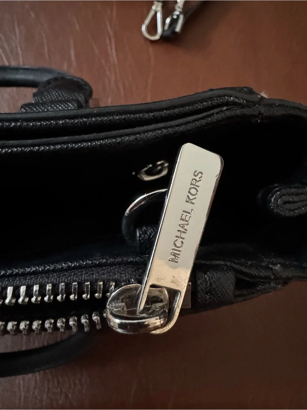 Michael Kors Selma Silver Studded Purse Convertible Crossbody